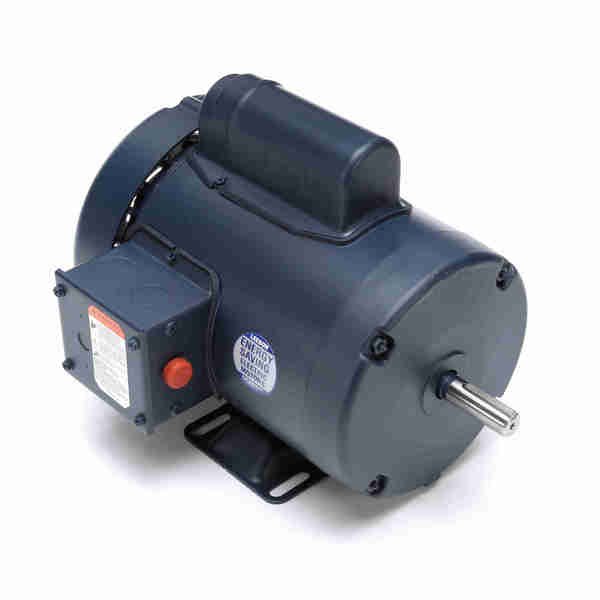 1Hp Fan And Blower Hvac/R Motor, 3Phase, 900 Rpm, 208-230/460V, 56C Frm, Leeson, Mfr#: 116202.00